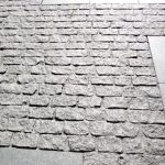 Pavimento  de calzada de adoquines de granito